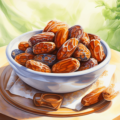 Bowl of Hallawi dates