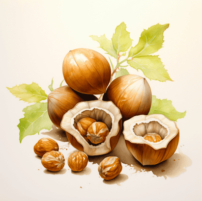 Chestnuts vs hazelnuts - hazelnuts