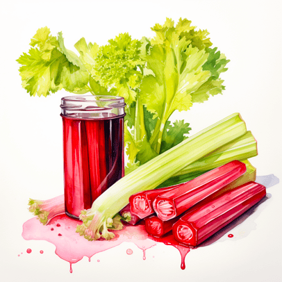 Rhubarb vs celery