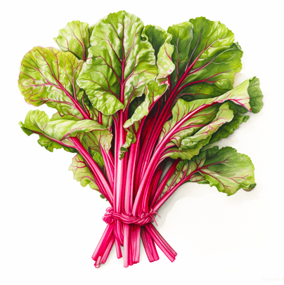 Rhubarb vs celery  - rhubarb