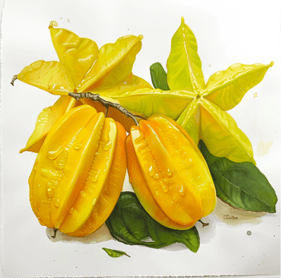 Yellow starfruit