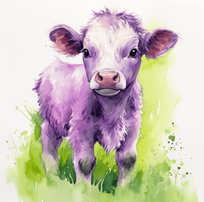 Cute baby cow