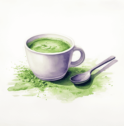 Cup of matcha