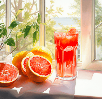 Blood orange juice