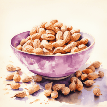 Bowl of peanuts