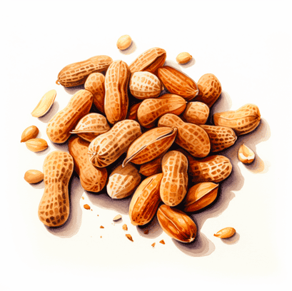 Raw peanuts