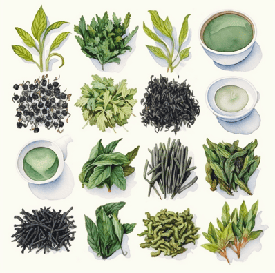 Variety of teas