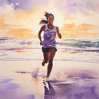 Woman running