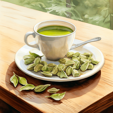 Cardamom tea